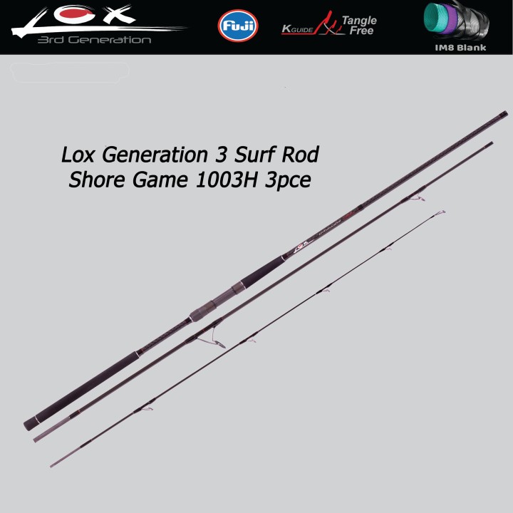 Lox 3rd Gen Shore Game Rod 1003H