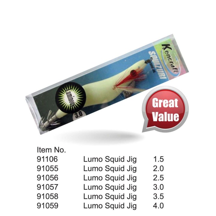 Lumo Squid Jigs