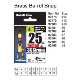 Brass Barrel Snap Swivel