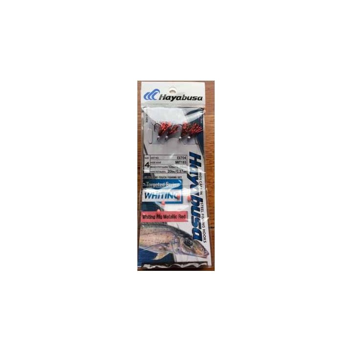 Hayabusa Whiting Rigs Twin Pac Metalic Red