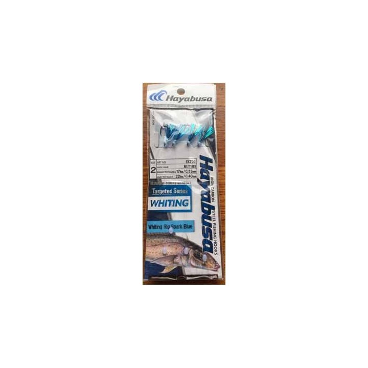 Hayabusa Whiting Rigs Twin Pac Spark Blue