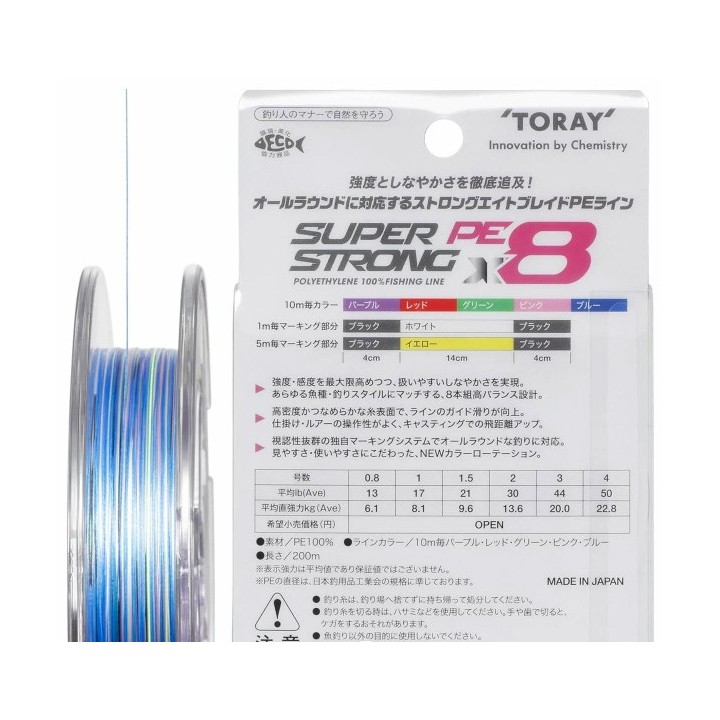 Toray Super Strong PE X8 - 200m