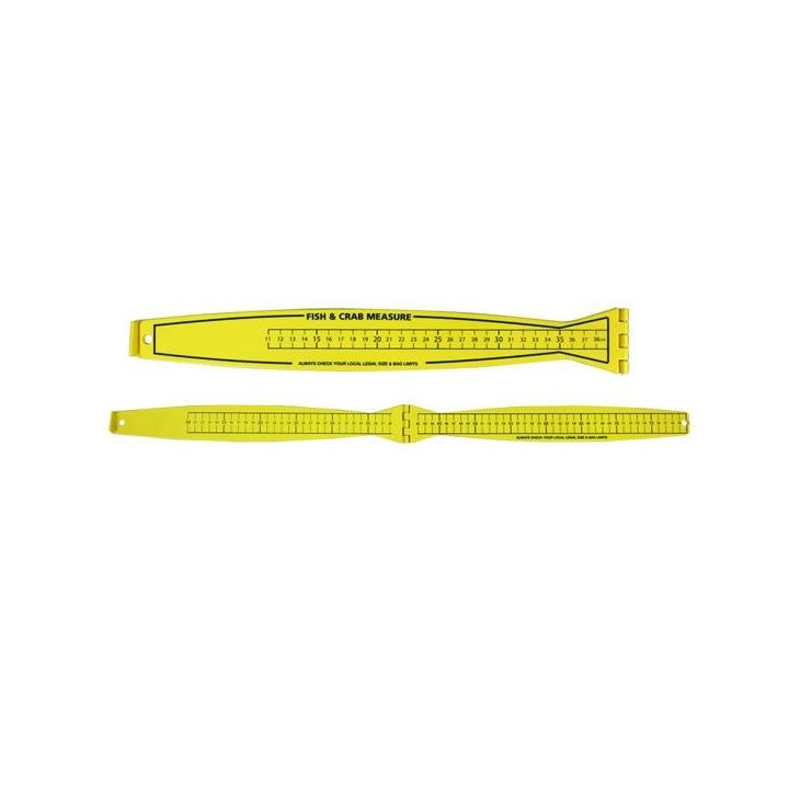 Force Ten Double Fish Measure Ruler