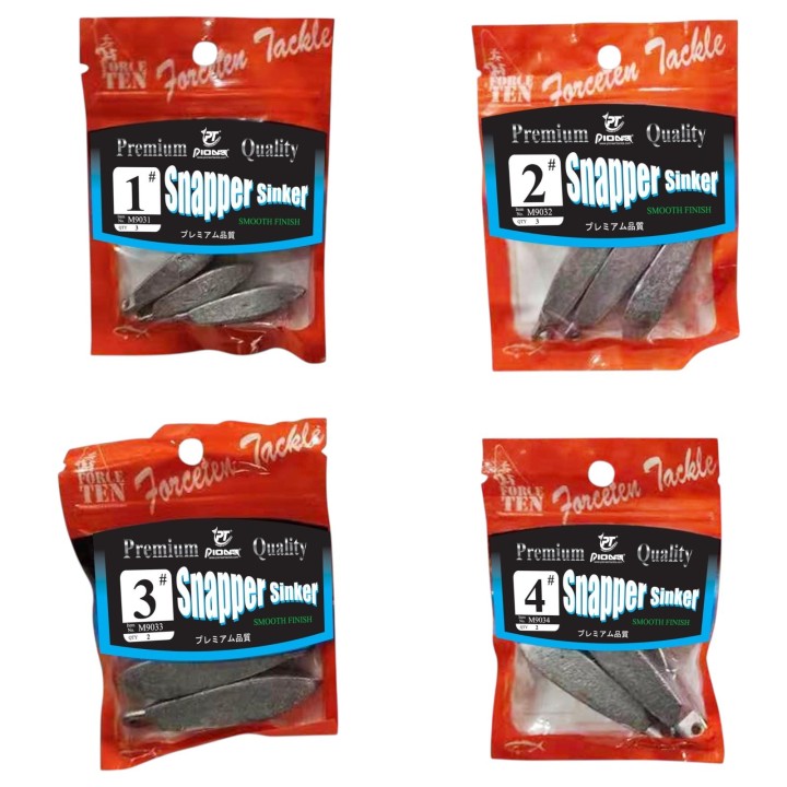 Prepack Snapper Sinker