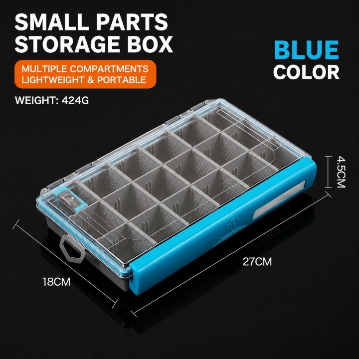 Multi Colour Tackle Box