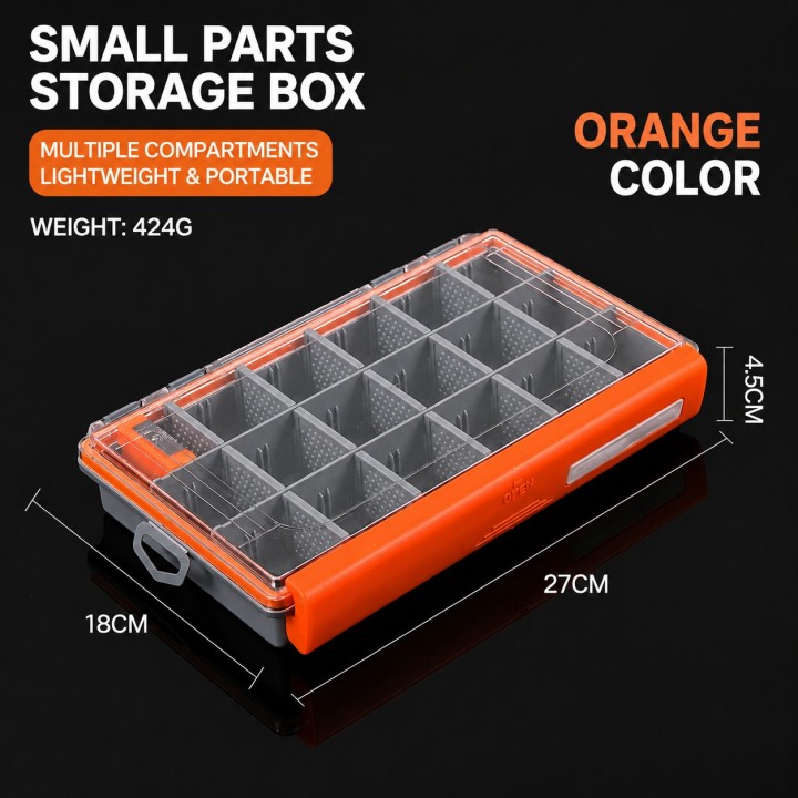 Multi Colour Tackle Box