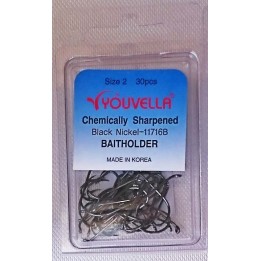 Youvella C/S Hook Baitholder Value Pac Box 30