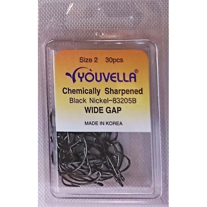 Youvella C/S Hook Wide Gap Value Pac Box 30