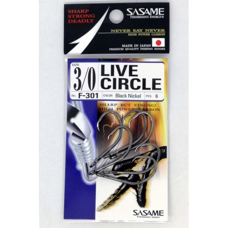 Sasame Hooks F301 Live Circle