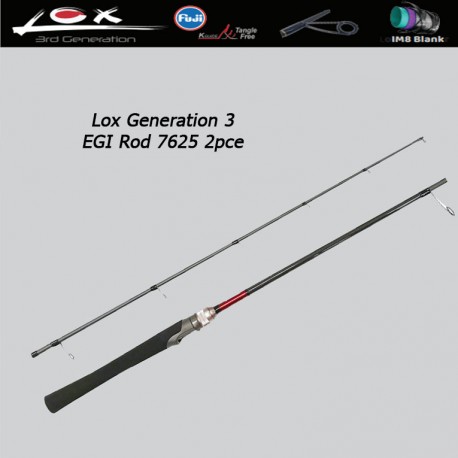 Lox 3rd Gen Yoshi Egi Rod 7625 III - Viva Fishing Australia