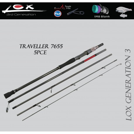 Lox 3rd Generation Travel Rod  7655 III