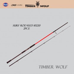 Timber wolf Surf Rod - Red 10220 2pce