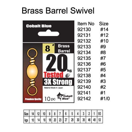 Brass Barrel Swivel