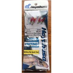 Hayabusa Whiting Rigs Twin Pac Spark Red