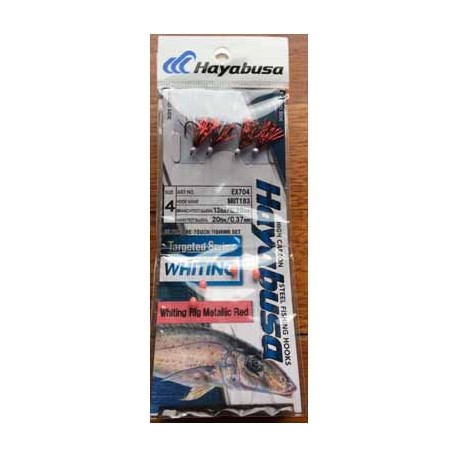 Hayabusa Whiting Rigs Twin Pac Metalic Red