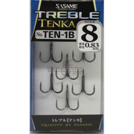 Sasame Tenka Treble Hook - TEN 1B - Viva Fishing Australia