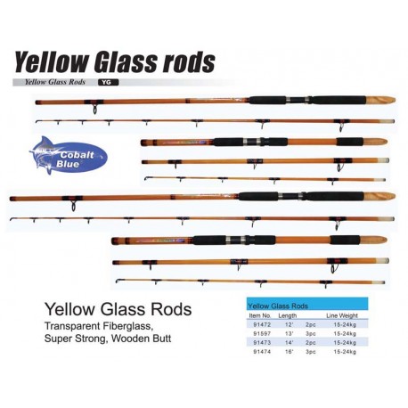 Yellow Glass Beach Master Rods