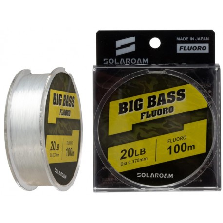 Toray Solaroam Big Bass Fluoro Line - 100m