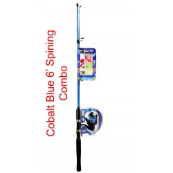 Cobalt Blue 6' Spinning Combo