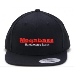 Megabass Classic Snapback Black/Red Cap