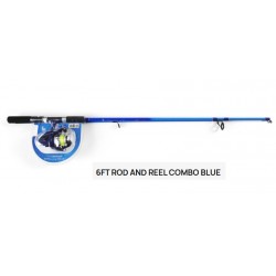 F10 Spin Rod 6' Combo Blue