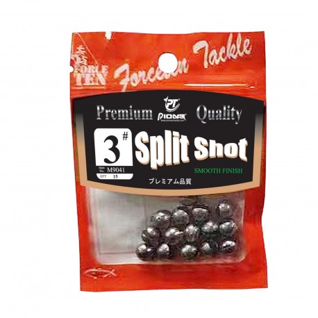 F10 Split Shot Sinker 5