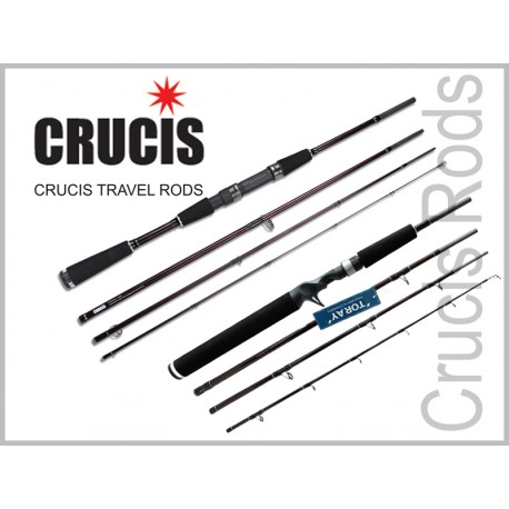 Crucis 4 Sections Travel Rods