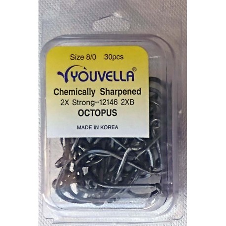 Youvella C/S Hook Octopus Value Pac Box 30