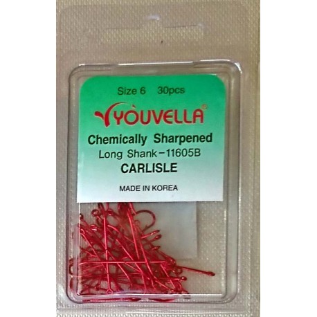 Youvella C/S Hook Longshank Value Pac Box 30