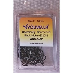 Youvella C/S Hook Wide Gap Value Pac Box 30