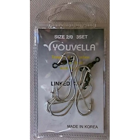 Youvella Gang Hook 3 sets Prepac