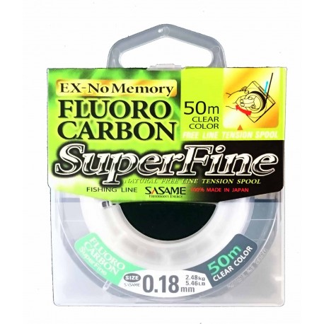 Sasame 50m Fluo Carbon Super Fine