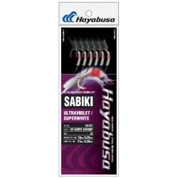 Hayabusa EX127 Sabiki-UV White Shrimp